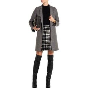 New OTK Womens 39.5 9.5 9 Jimmy Choo Black Leather Boots Italy Tall $1495 Mercer